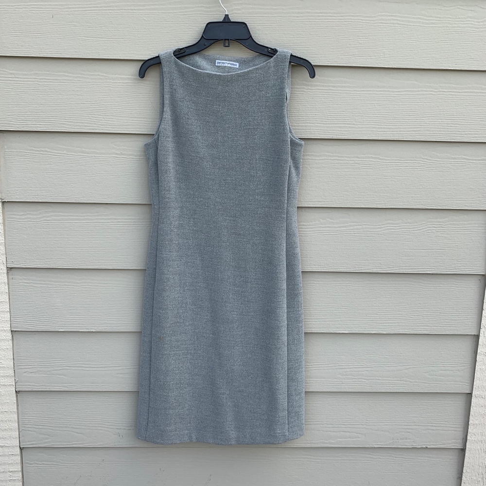 Emporio Armani Wool Dress with Matching Duster